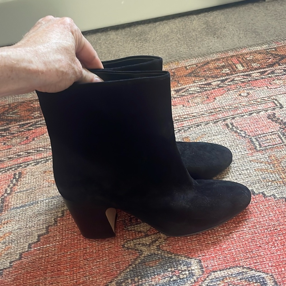 Vince suede pull on booties